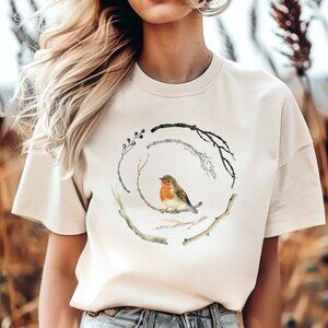 Bird T Shirt, Bird Lover Shirt, Nature Shirt, Cute Bird Shirt, Nature Lover 05